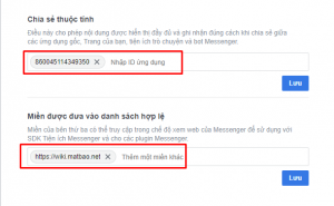 Chia sẻ thuộc tính tên miền