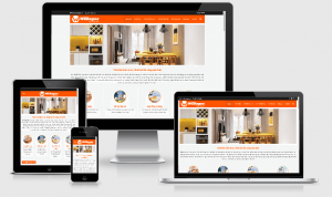 mẫu website nội thất