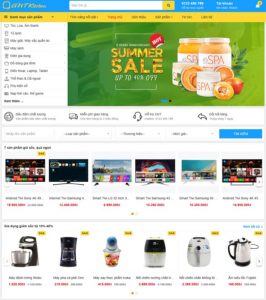 Mẫu website bán hàng đẹp Ant Kitchen