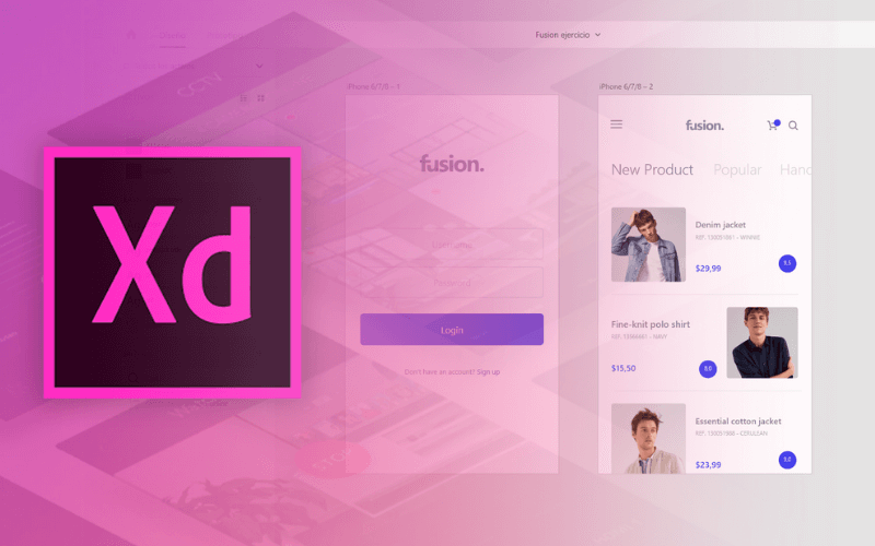 phần mềm thiết kế giao diện app adobe XD