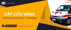 Cấp Cứu Vàng - Dịch vụ cho thuê xe cứu thương trực thuộc sự kiện 