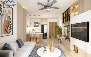 công thiết kế thi công nội thất Nhà Đẹp Ở Đây