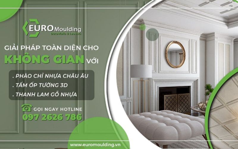 đơn vị cung cấp tấm ốp nhựa chất lượng Euro Moulding