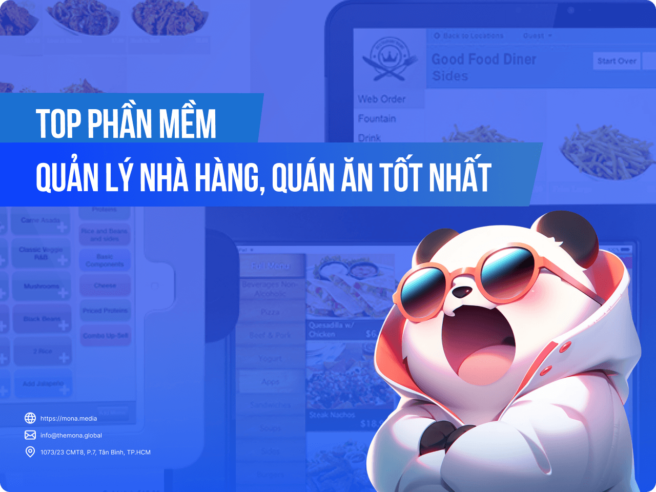 phần mềm quản lý quán ăn mona