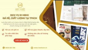 In Hiệp Nhất - Công ty in menu đẹp, giao nhanh