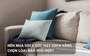 nên mua sofa góc hay sofa văng