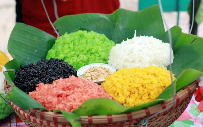 xôi bảy màu