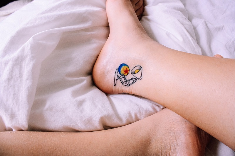 Tattoo ở mắt cá chân cho nữ
